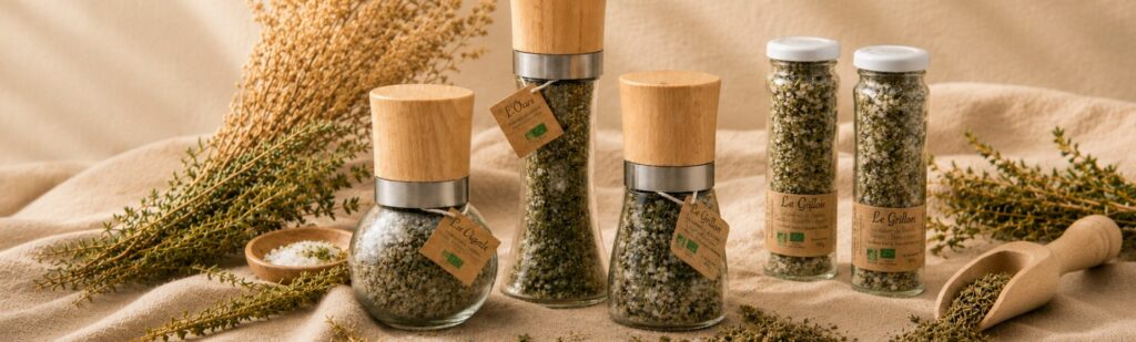 catégorie sels et aromates de l'herberie de la Saulx